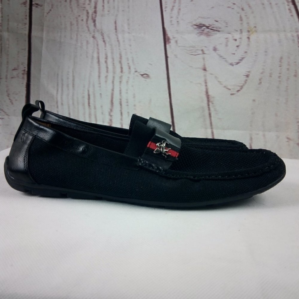 Solo Special Edition Men's Black Faux Leather Slip-On Loafer Shoes - Picture 7 of 12